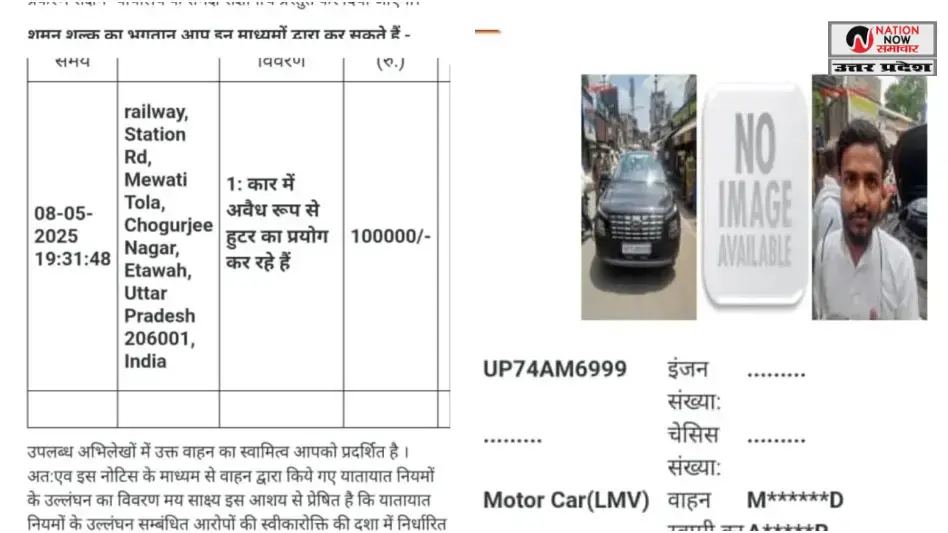 ETAWAH CHALLAN NEWS