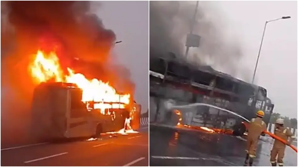 LUCKNOW BUS ACCIDENT